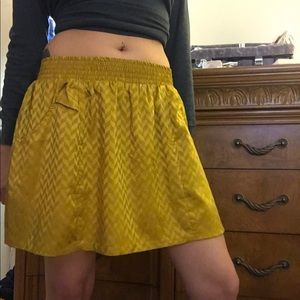 Chevron print skirt